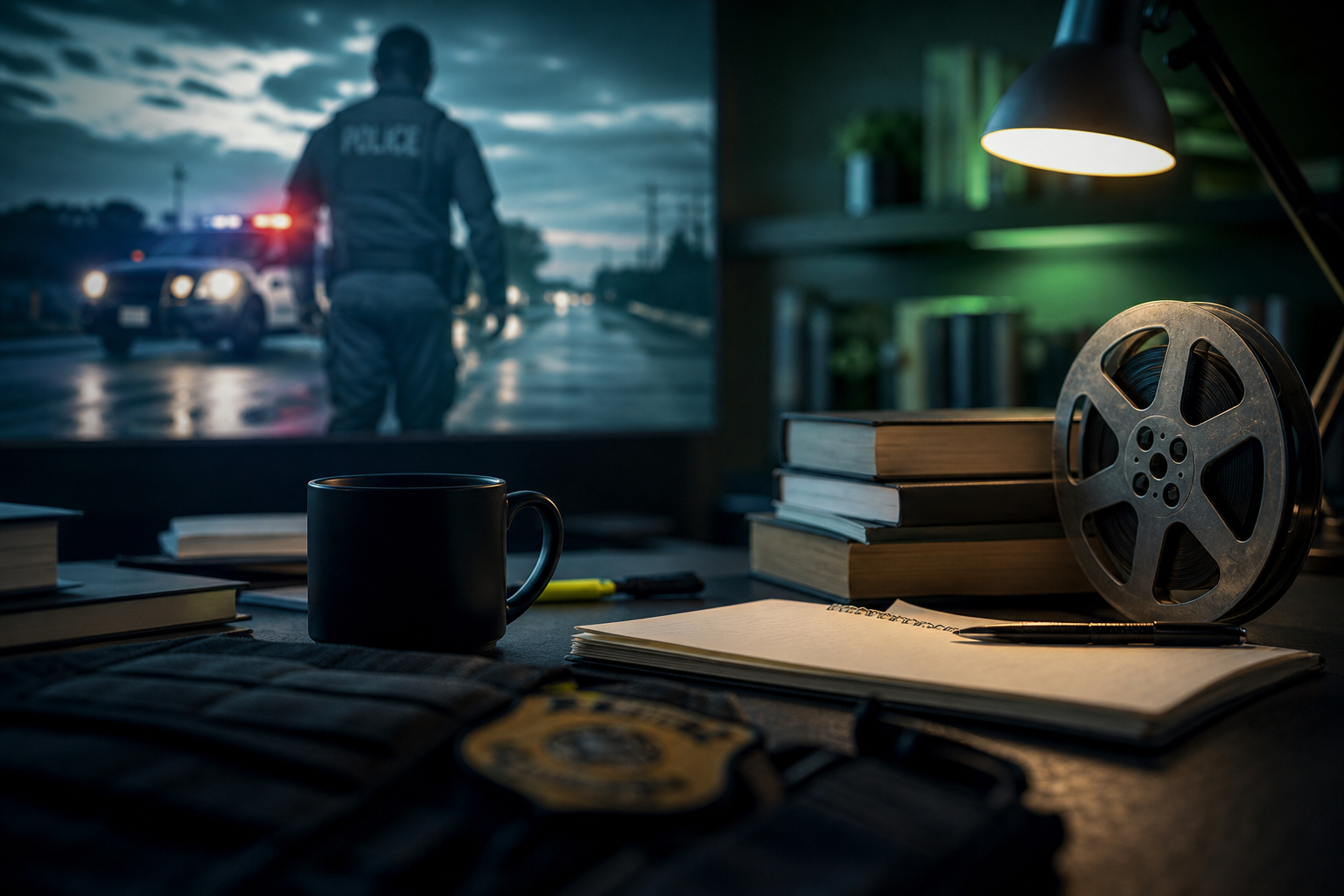Cena de filme policial representando lições para quem estuda para o concurso PRF